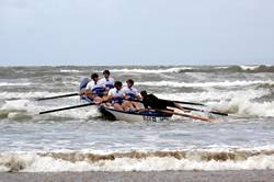 Surf rowing - Saunton Sands