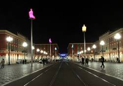 Place massena looking down Avenue Jean Médecin