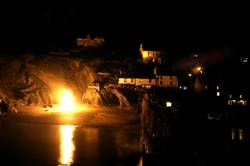 Bonfire on the beach